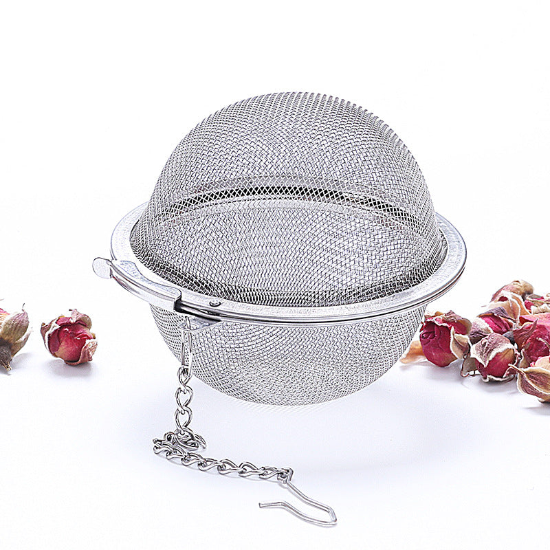 5 Size Stainless Steel Tea Infuser Sphere Locking Spice Tea Ball Strainer