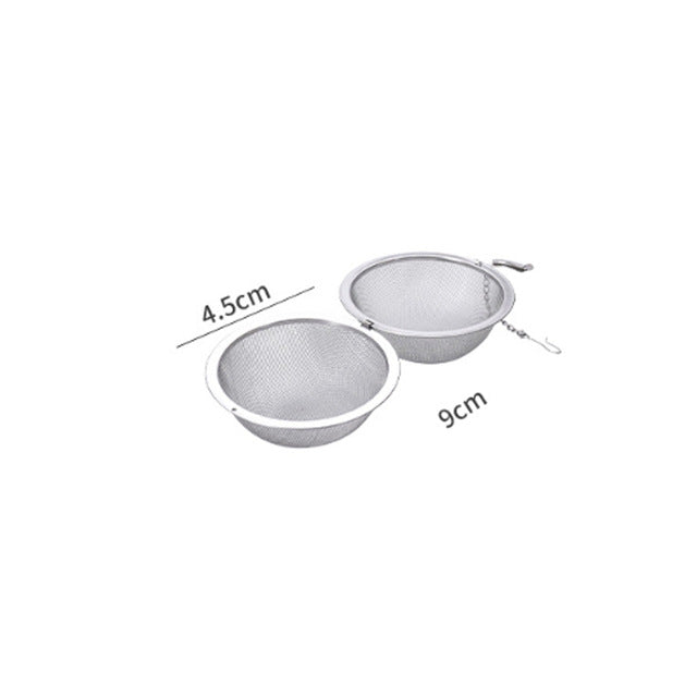 5 Size Stainless Steel Tea Infuser Sphere Locking Spice Tea Ball Strainer