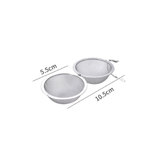 5 Size Stainless Steel Tea Infuser Sphere Locking Spice Tea Ball Strainer