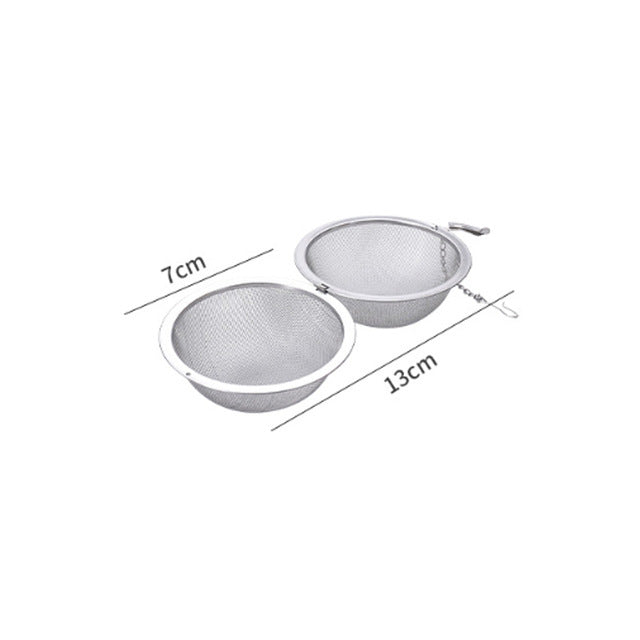 5 Size Stainless Steel Tea Infuser Sphere Locking Spice Tea Ball Strainer