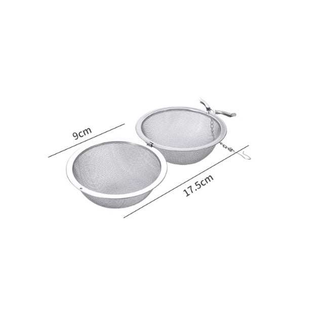 5 Size Stainless Steel Tea Infuser Sphere Locking Spice Tea Ball Strainer