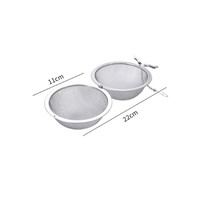 5 Size Stainless Steel Tea Infuser Sphere Locking Spice Tea Ball Strainer